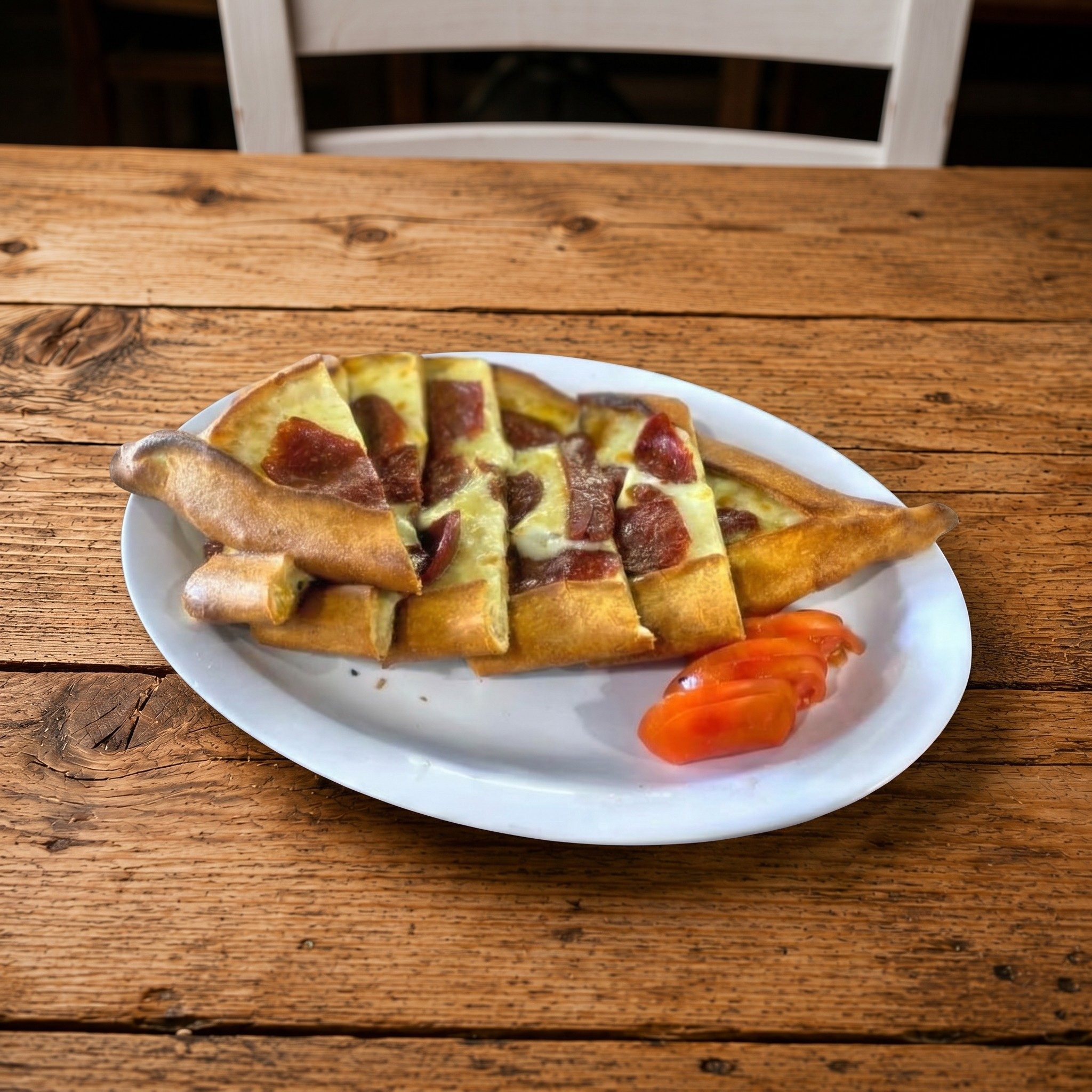 Sucuklu Pide.