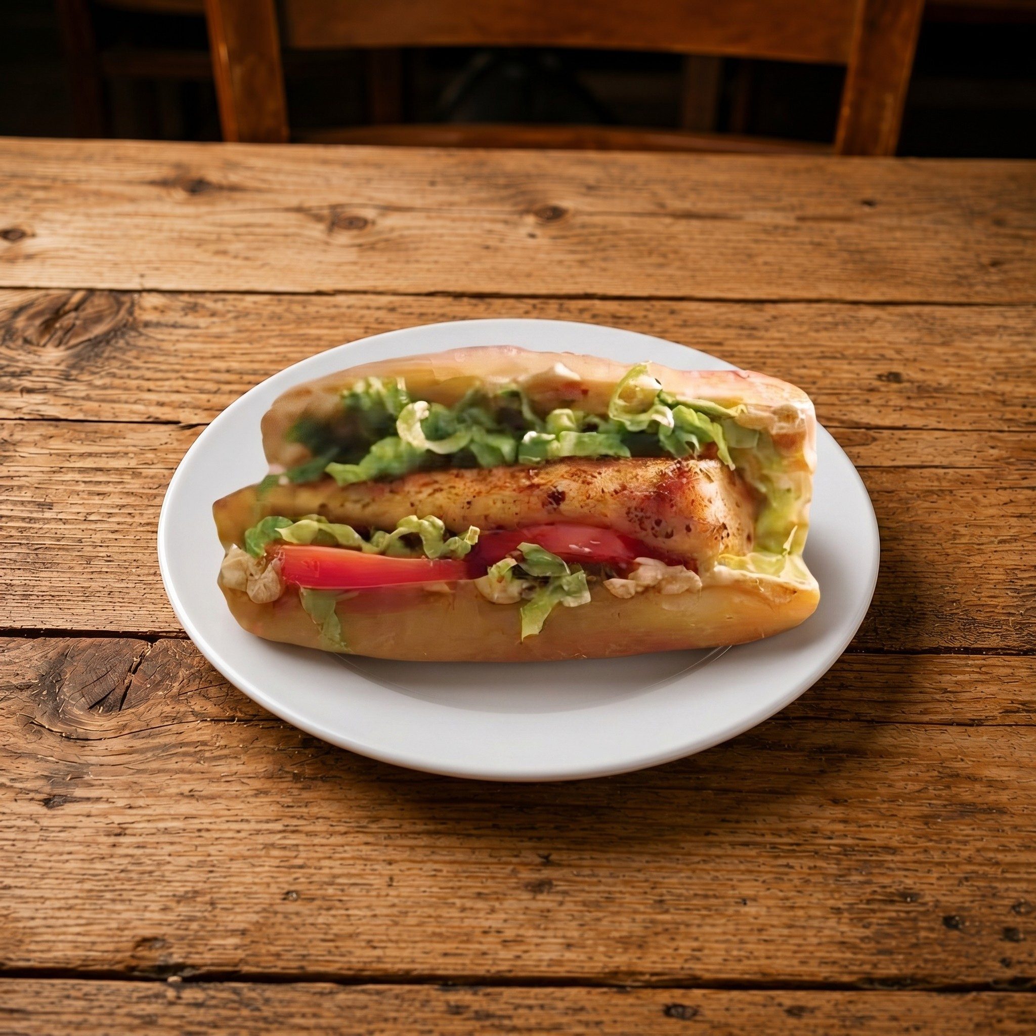 Tilapia Sandwich.